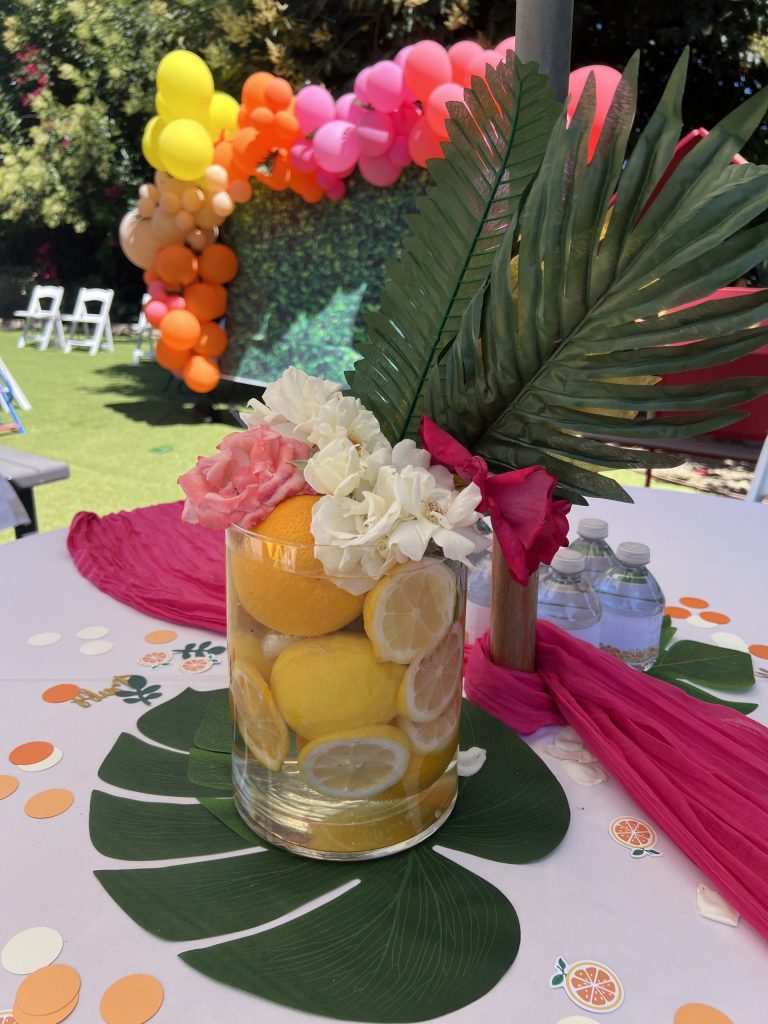 Zesty & Sweet: Citrus themed baby shower