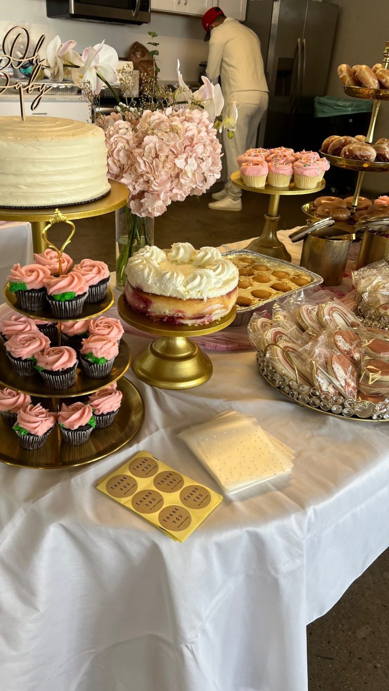 Blush & gold baby shower bliss